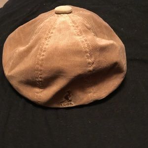 NEW tan Kangol cap lined regular-size small med